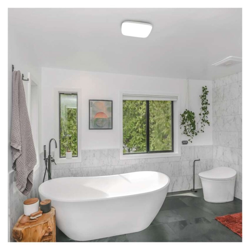 LED prisadené svietidlo Dori, štvorcové b. 24,5W n.b.,IP54 3