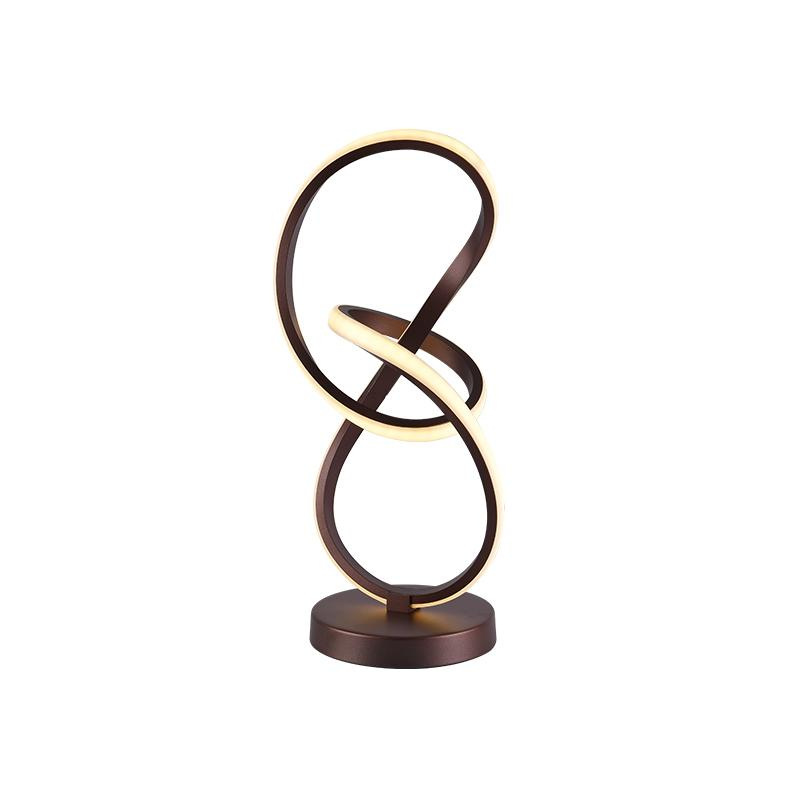 LED dizajnová stolná lampa 28W - JT1302/BR 1