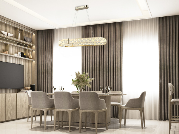 ENRIQUE krištáľový závesný luster - N2003 12