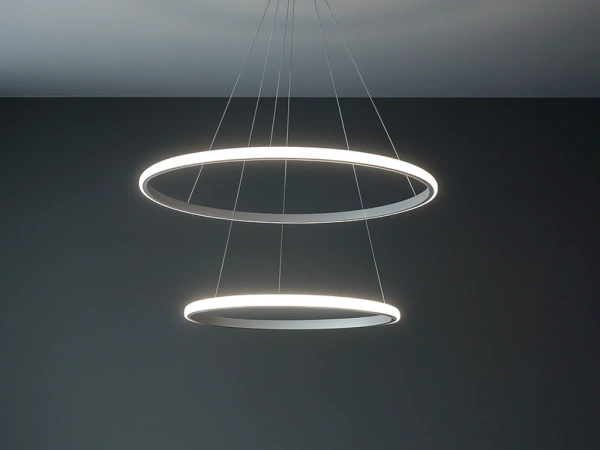 LED závesné svietidlo s diaľkovým ovládačom 55W - TB2301/W