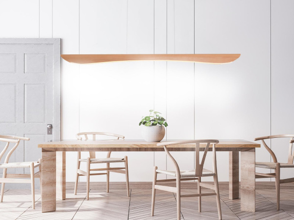 Drevený luster na lanku z masívneho dreva LED 22W / 1200 - WRL0821 2