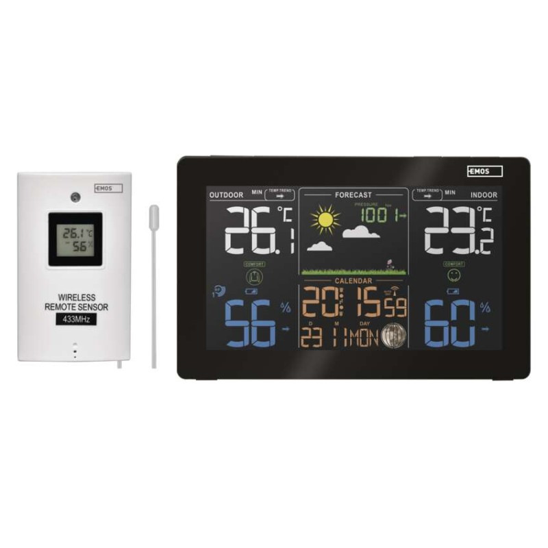 Domáca bezdrôtová meteostanica E5111 7