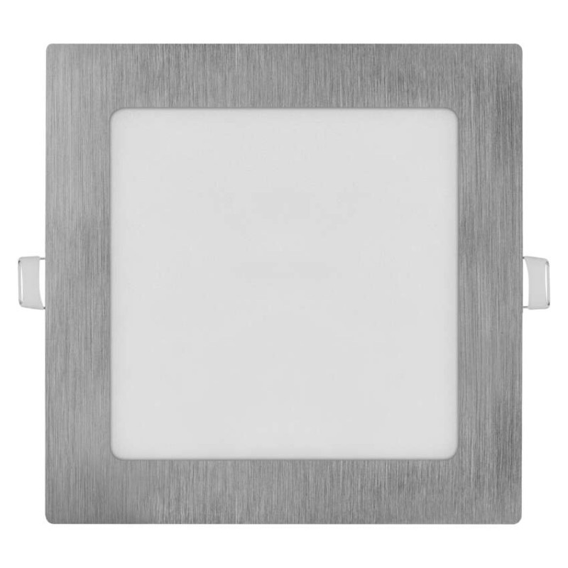 LED vstavané svietidlo NEXXO, štvorec, strieborné, 12W, CCT 3