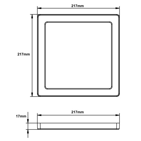 Stropné svietidlo, plast biely, plast biely, zmena farby svetla prepínačom, fixácia farby, DxŠxV:215 10
