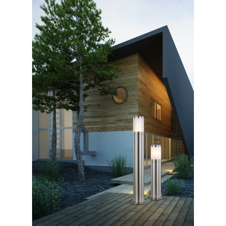 Vonkajšie svietidlo, nerezová oceľ, plast biely, IP44, Ø 140, V: 500, bez žiarovky 1xE27, max. 60W 2 1