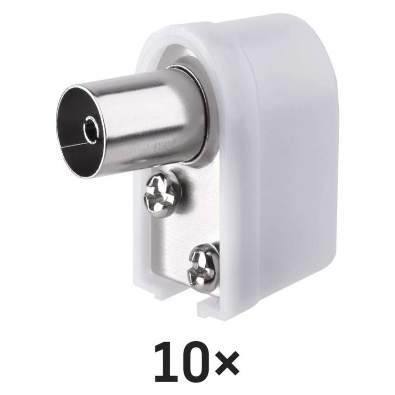 Konektor IEC zásuvka zacvakávací uhlový 1