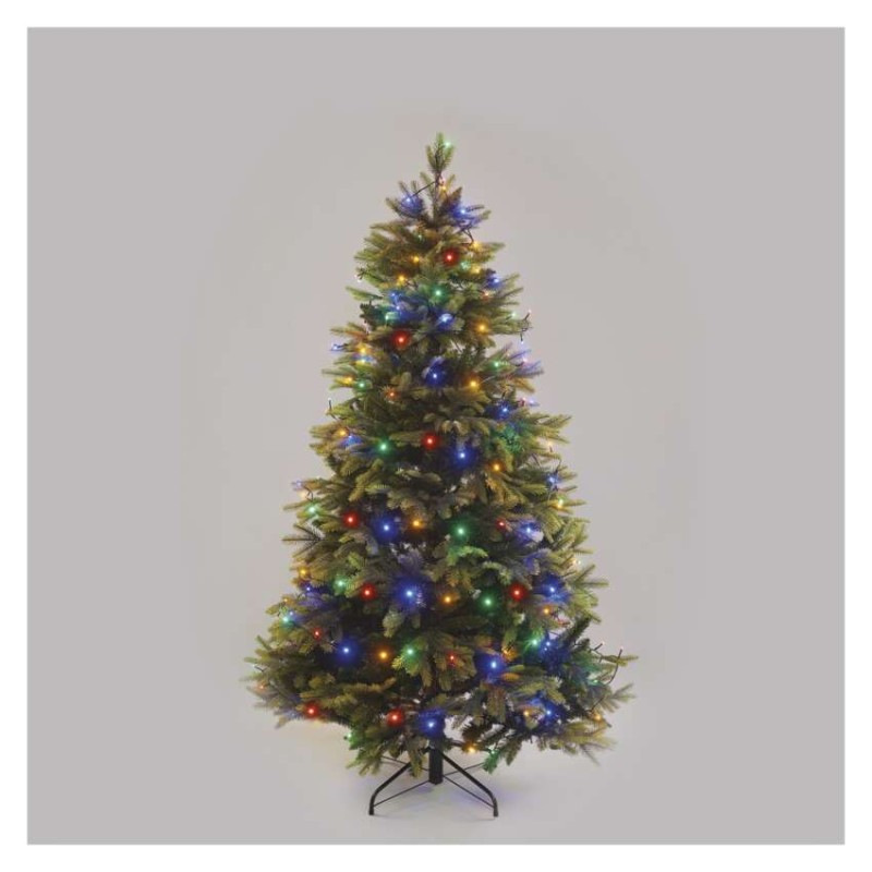 LED vianočná reťaz, 24 m, vonkajšia aj vnútorná, multicolor, programy, časovač 12