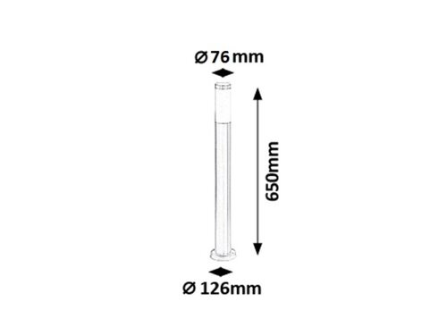 SVIETIDLO 008264 INOX 1