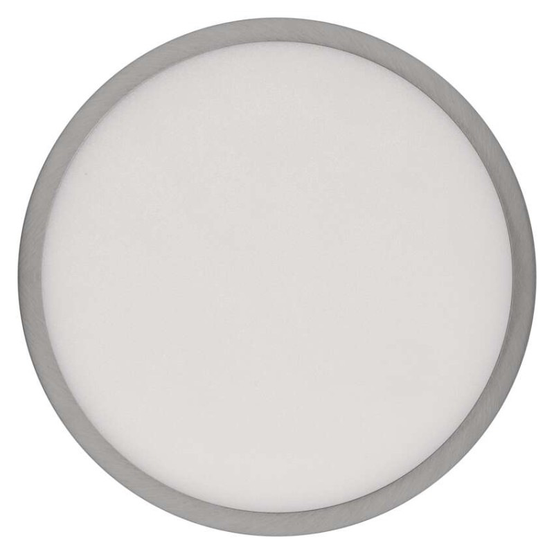 LED prisadené svietidlo, kruhové, strieborné, 21W, CCT 5