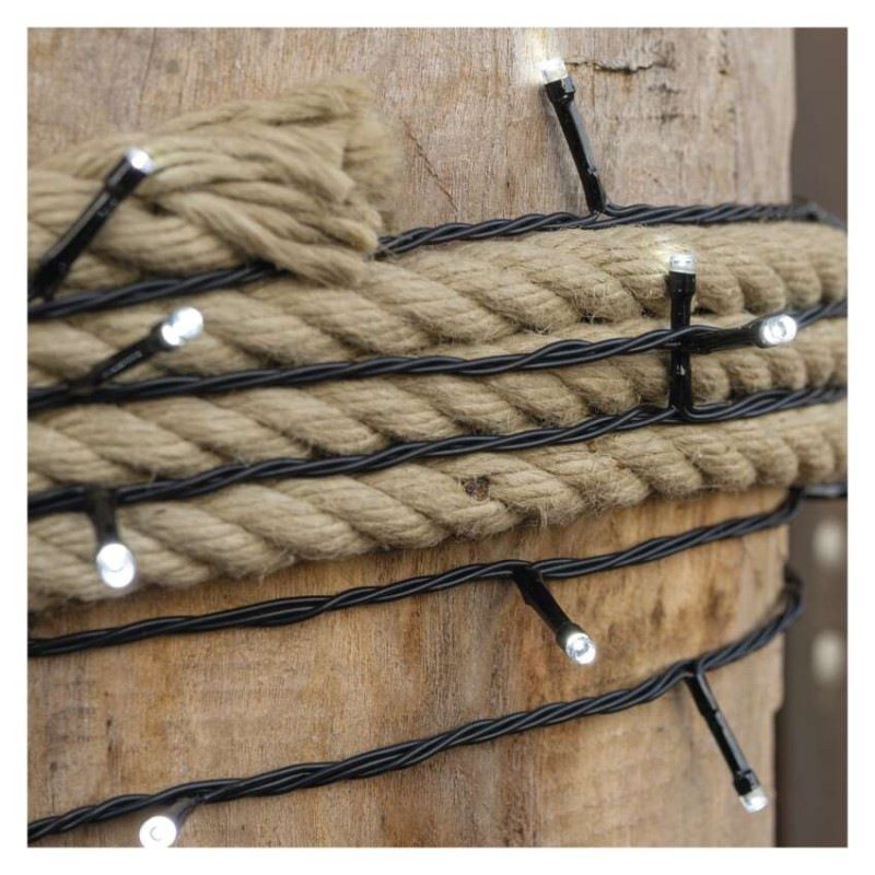 Standard LED spojovacia vianočná reťaz, 10 m, vonkaj. aj vnútor., studená biela 4