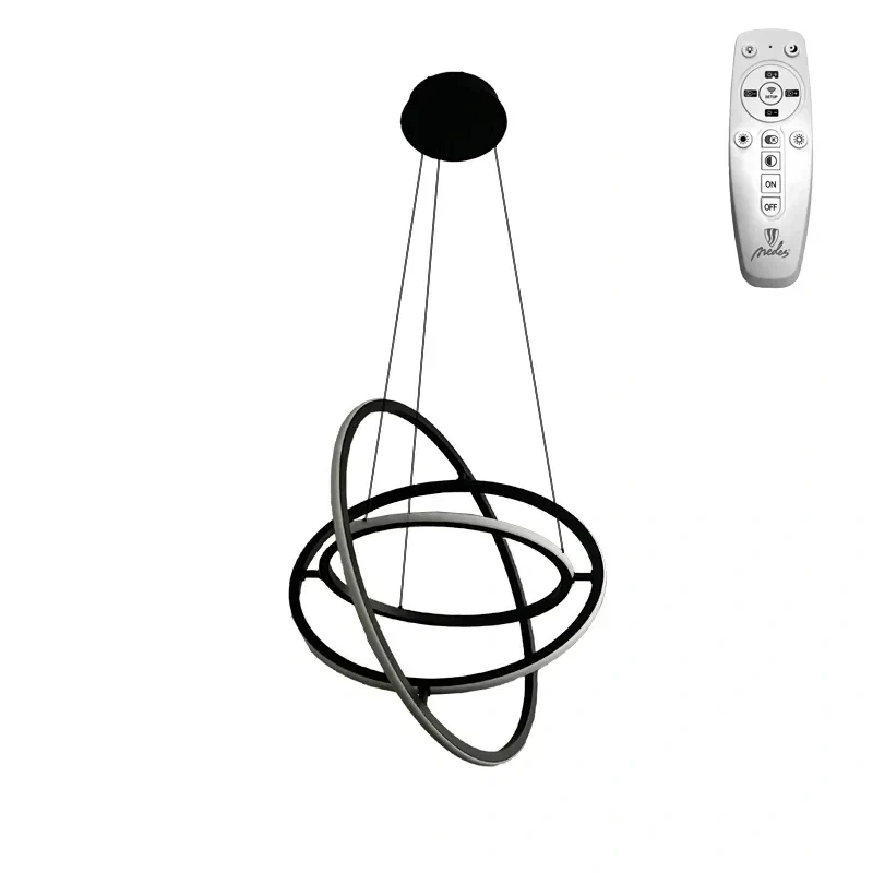 LED závesné svietidlo na lanku + diaľkový ovládač 105W - J4350/B 1