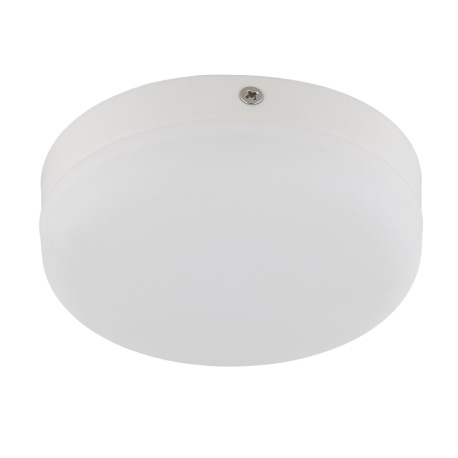 Stropné svietidlo, plast biely, ø: 120mm, V: 45mm, vrátane LED 8W 230V, zdroj 870lm, výstup 600lm, 4 2