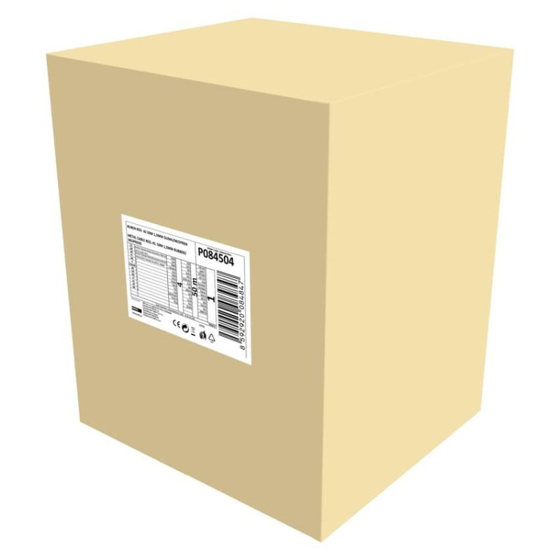 Vonkajší predlžovací kábel na bubne 50 m / 4 zás. / čierny / guma-neoprén / 230V / 1,5 mm2 1