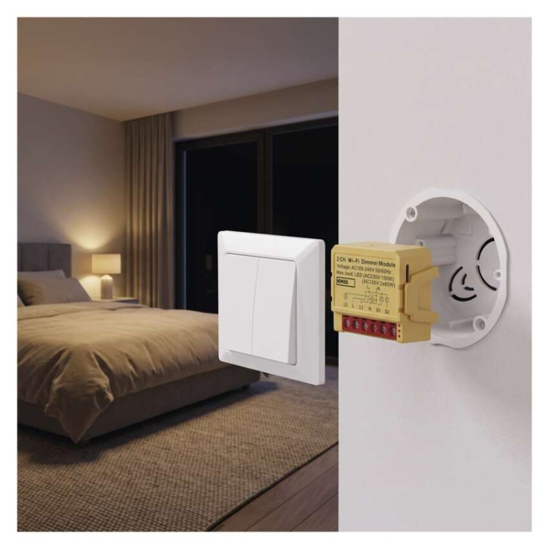 GoSmart modul stmievania IP-2212DW, WiFi, 2-kanálový 11