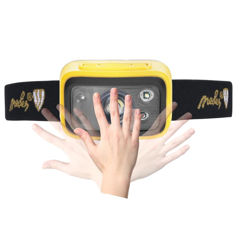 LED nabíjacia čelovka so senzorom - LH03R 6