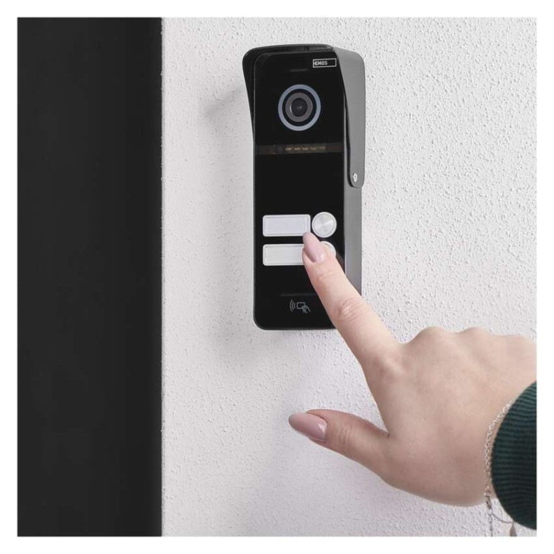 Farebná dverná kamerová jednotka EM-10AHD RF-2 11