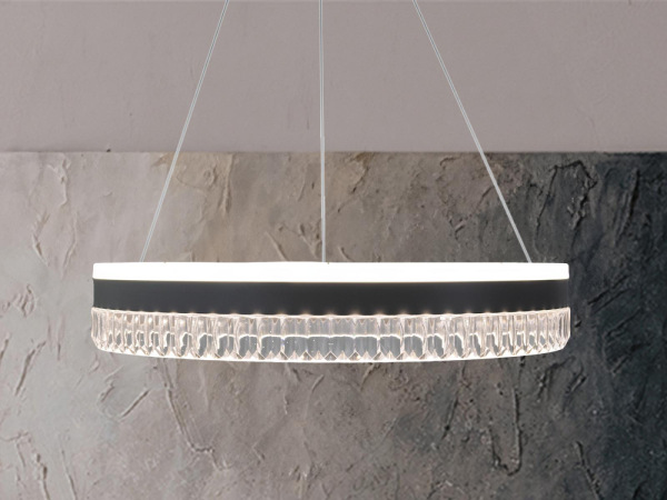 LED luxusné závesné krištáľové svietidlo s diaľkovým ovládačom 80W - TA2302/W 1