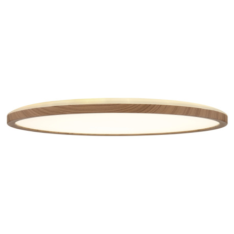 Stropné svietidlo, plast so vzhľadom dreva, satinovaný, biely, niekoľko úrovní cez nástenný spínač, 8