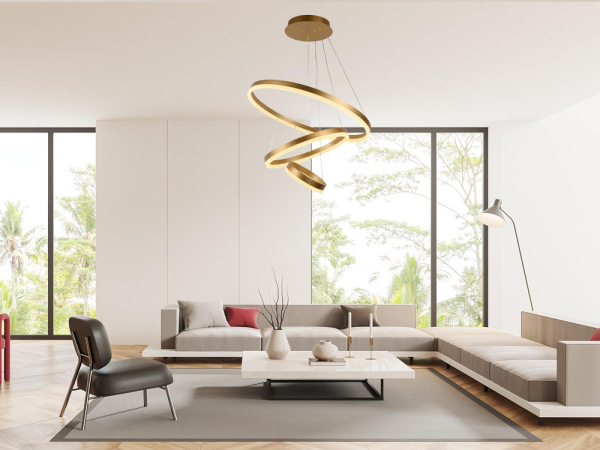 LED závesná lampa + diaľkový ovládač 85W - J4312/G 10