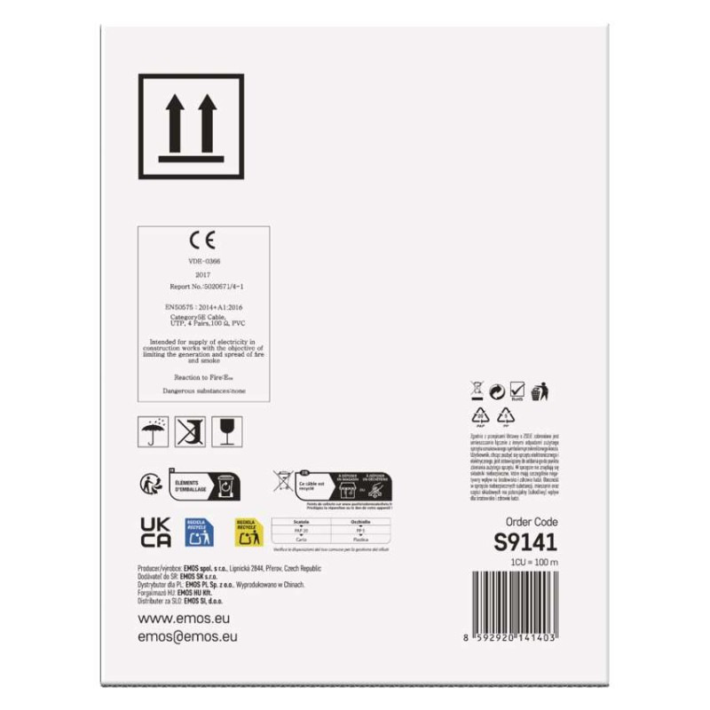 Datový kábel UTP 5E, 100m 6