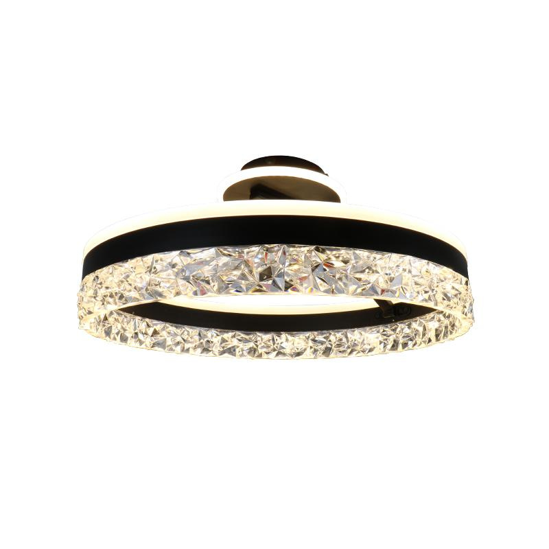 LED luxusné stropné krištáľové svietidlo s diaľkovým ovládačom 85W - TA1306/B 2