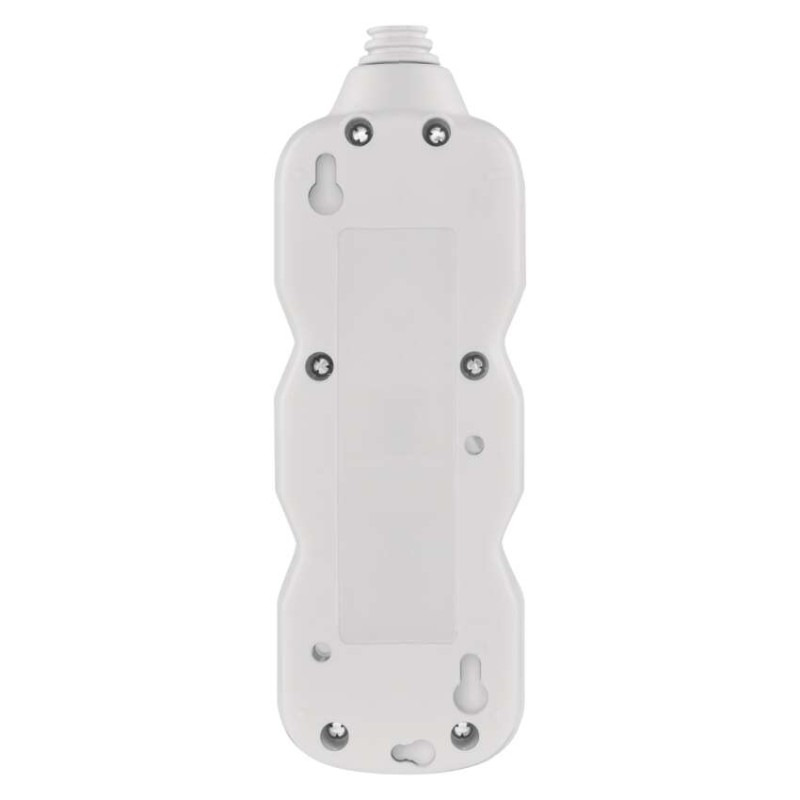 Predlžovací kábel 2 m / 2 zásuvky / s vypínačom / biely / PVC / 1 mm2 6