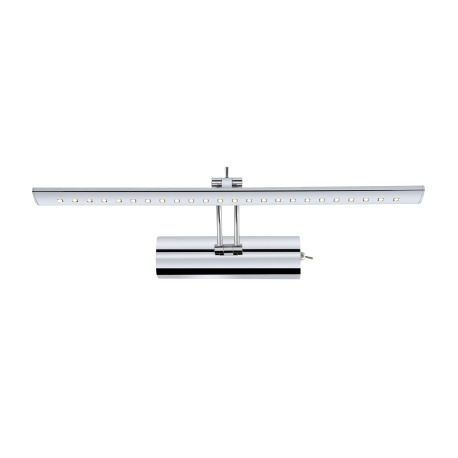 Nástenné svietidlo, chróm, priehľadný akryl, nastaviteľné, vypínač, ŠxV: 430x160, H:180, vrátane 1xL 8