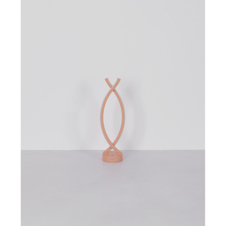 Nabíjateľná stolová lampa, plast farba biela a broskyňová, dotykové zapnutie/vypnutie, plynulý dotyk 18