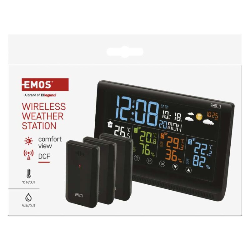 Domáca bezdrôtová meteostanica E8614 12