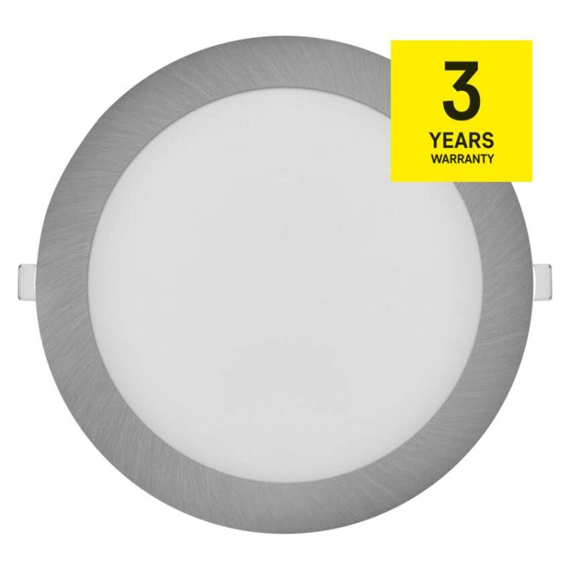 LED vstavané svietidlo NEXXO, kruhové, strieborné, 18W, CCT 11