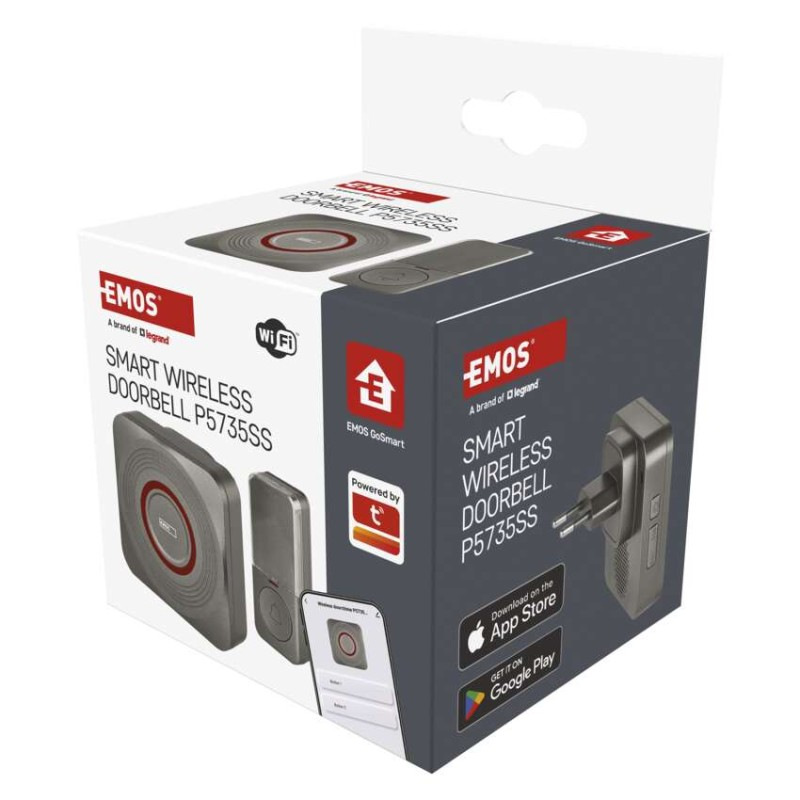 GoSmart Domový bezdrôtový zvonček P5735SS do zásuvky s WiFi 8