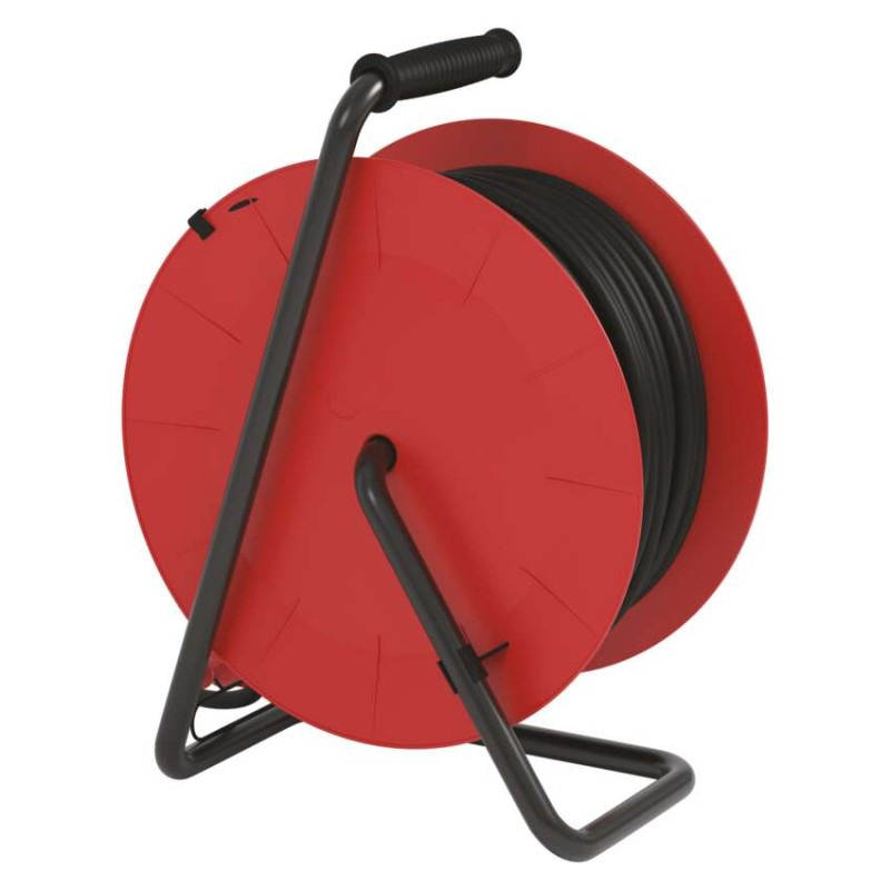 Vonkajší predlžovací kábel na bubne 25 m / 4 zásuvky / čierny / guma / 230 V / 1,5 mm2 12