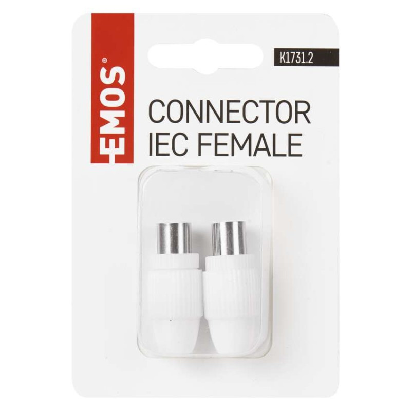 Konektor IEC zásuvka skrutkovací rovný 1