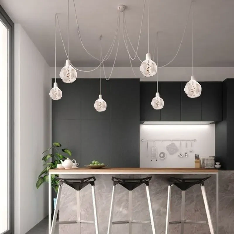 LED dekoratívna žiarovka / filament BUMPED 4W SMOKE - G125 / E27 / 2000K - ZSF118 3