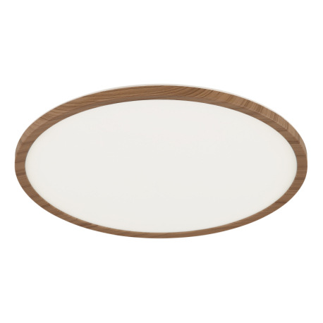 Stropné svietidlo, plast so vzhľadom dreva, satinovaný, biely, niekoľko úrovní cez nástenný spínač, 9