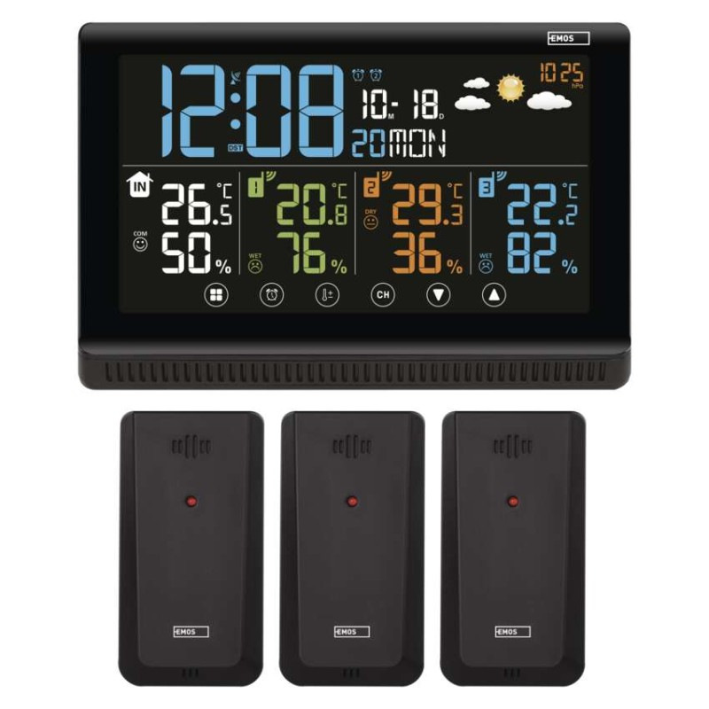 Domáca bezdrôtová meteostanica E8614 8