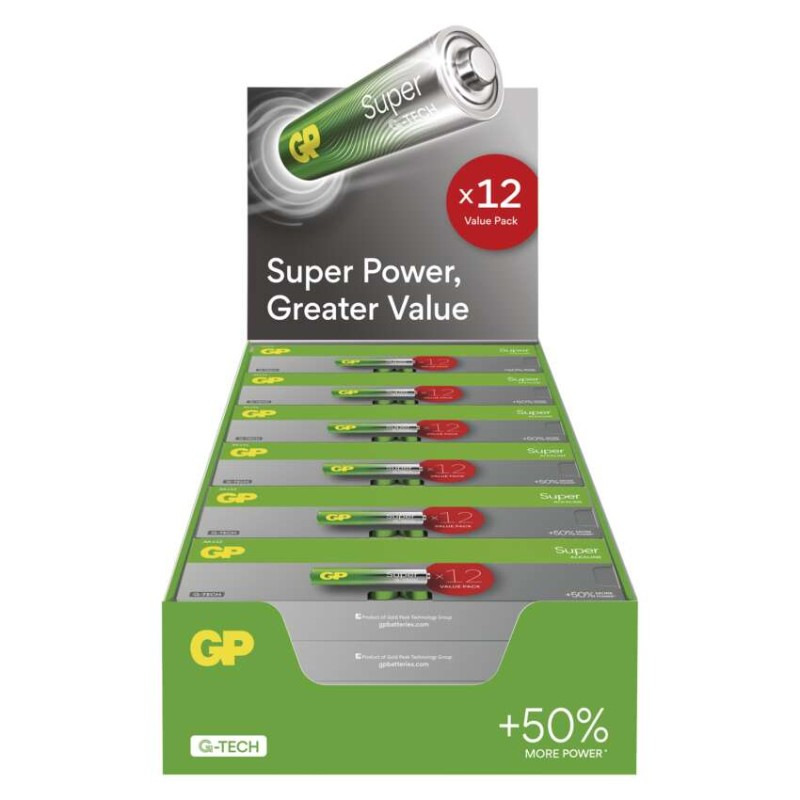 Alkalická batéria GP Super AA+AAA, 4032 ks 1