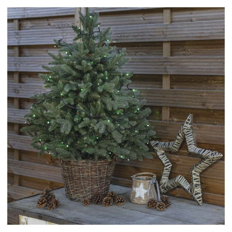 Standard LED spojovacia vianočná reťaz, 10 m, vonkajšia aj vnútorná, zelená 4