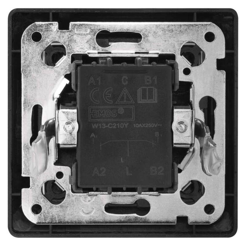 Vypínač sériový č. 5, antracit 2