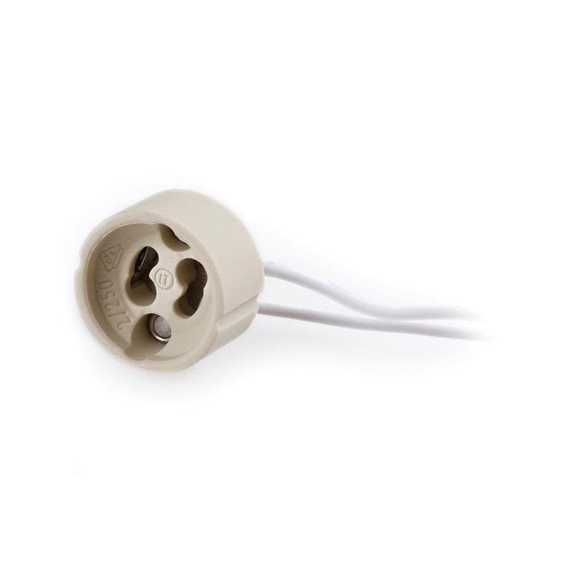 Objímka keramická GU10/15cm - BH101