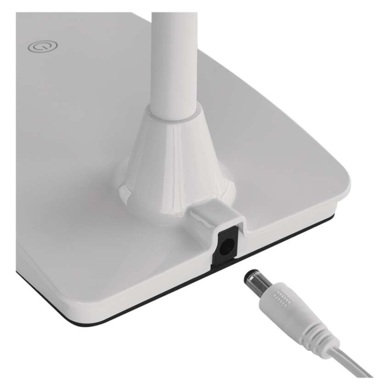 LED stolná lampa Eddy, biela 10