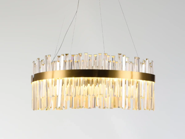 LED krištáľový luster + diaľkový ovládač 110W - J6333/C 9