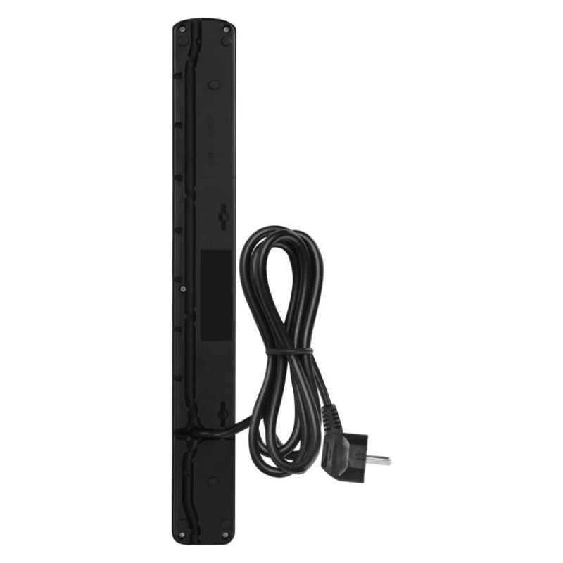 Prepäťová ochrana – 8 zásuviek, 1,5m, čierna 2