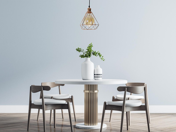 Závesné medené kovové svietidlo - 1 x E27 - ME0310 1