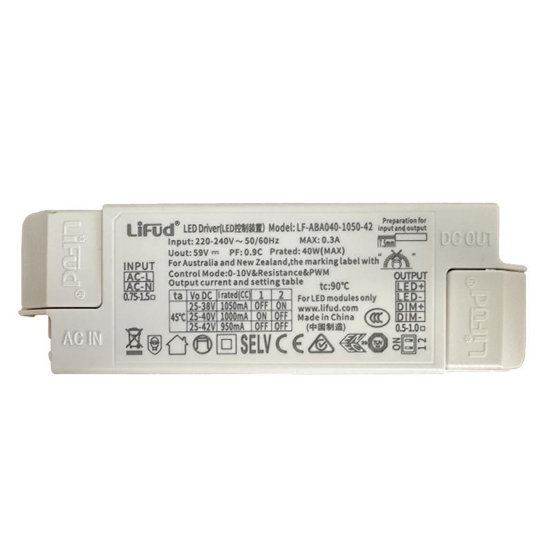 Stmievateľný Driver LIFUD 0-10V na 40W LED panel - D01040W 3
