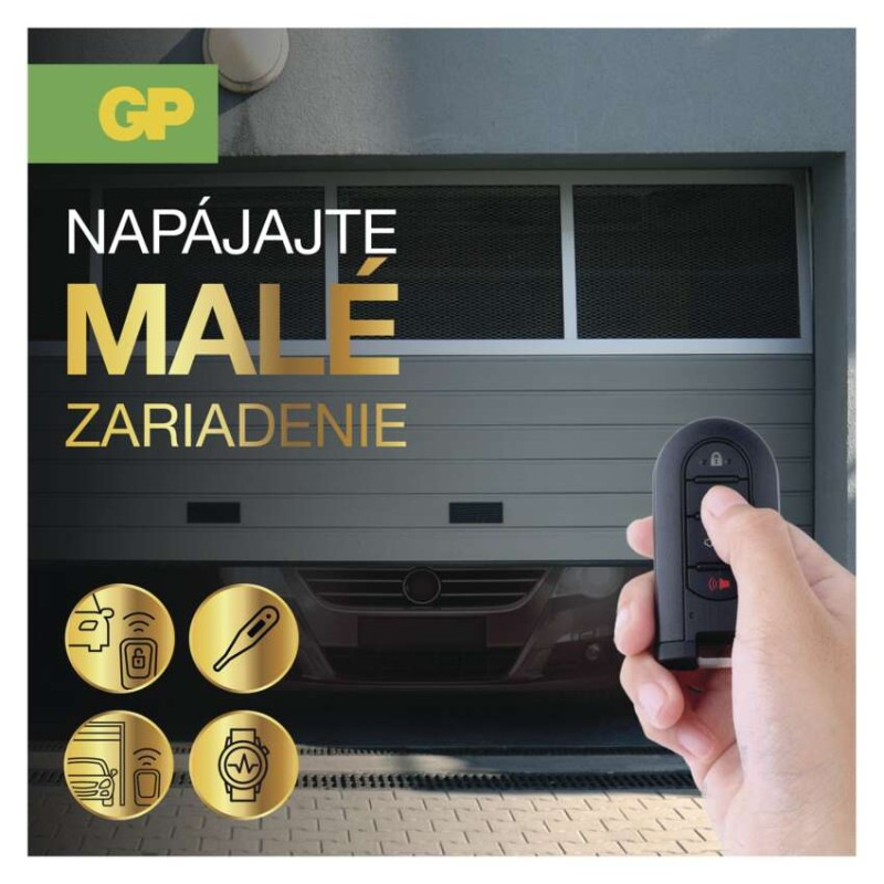 Lítiová gombíková batéria GP CR2320, 1 ks 2