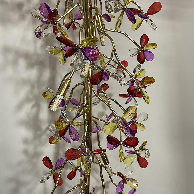 Luxusný závesný krištáľový luster 30 x G9 - CA032/2000H 9