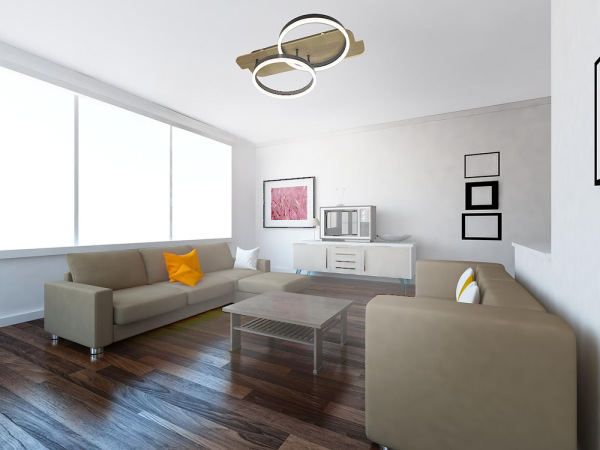 LED stropné svietidlo s diaľkovým ovládačom 70W - TA1300/BW 7