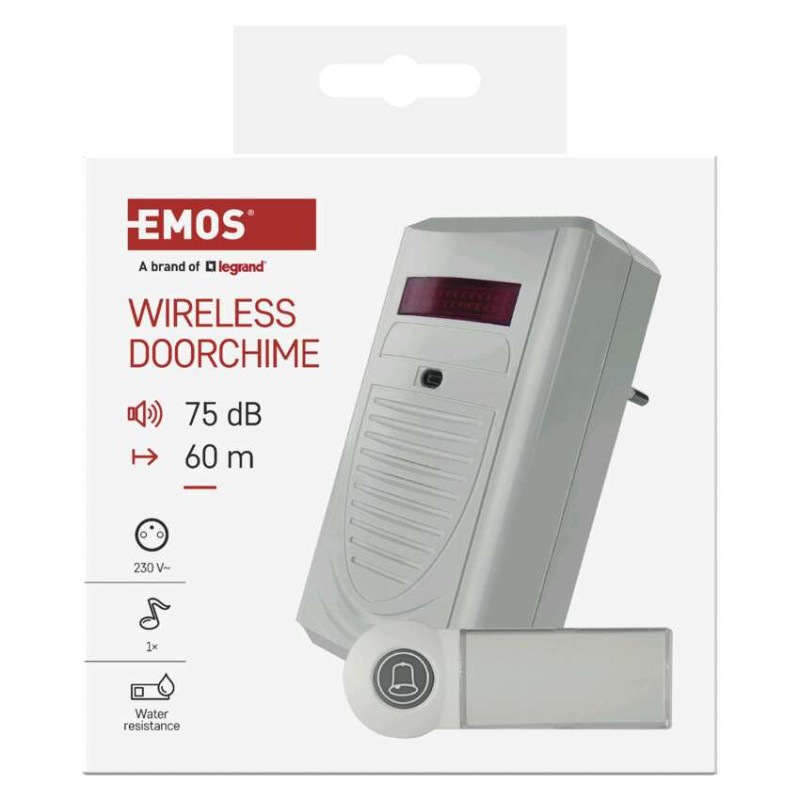 Domový bezdrôtový zvonček P5705 do zásuvky 2