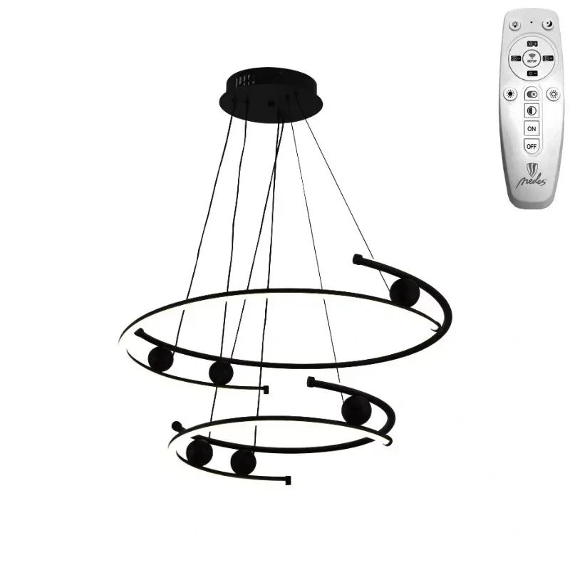 LED závesné svietidlo + diaľkový ovládač 80W - J4346/B 5